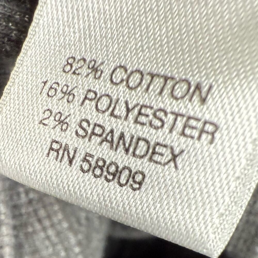 Rowm Men’s 1/4 Button Heathered Long-sleeve Pocket Polo M-284 Sz L - Picture 5 of 8